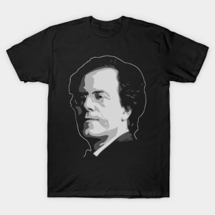 Gustaf Mahler Black and White T-Shirt